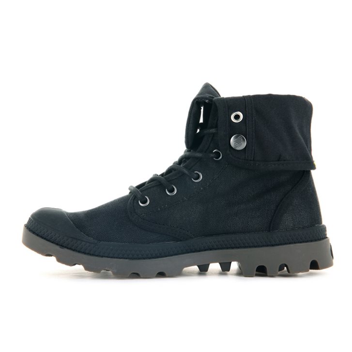 Palladium Pampa Baggy WAX Women's Boots Black | UK B610-JVF